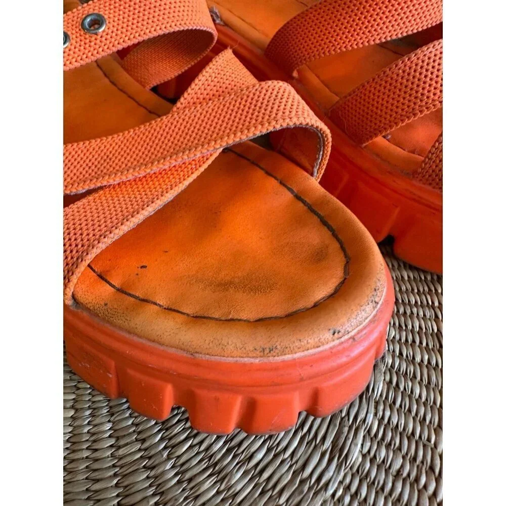 Women’s size 8 orange sandals